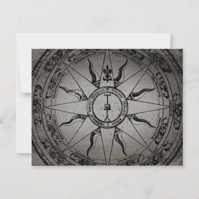 Anúncio Rosa de Compass Antigo (Frente)