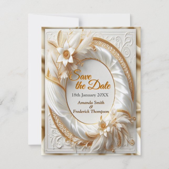 Anúncio Rosas Dourados brancos, Seda de Champanhe e Borbol (Frente)