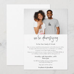 Anúncio Roteiro de foto de redução de casamento moderno