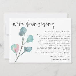 Anúncio Roteiro de Redução de Casamento Moderno Eucalipto