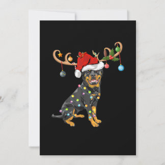 Anúncio Rottweiler Xmas Gift Santas Reindeer Rottweiler