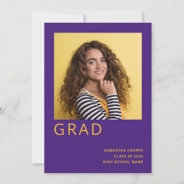 Anúncio Roxo de Graduação Simples em 2022