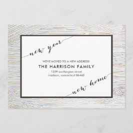 Anúncio Rústico de Movimento de Madeira Dourada Ch