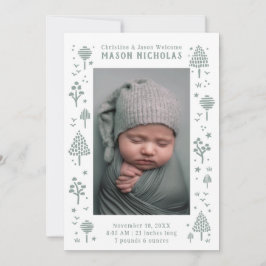 Anúncio Sage Green Woodlands Foto Birth