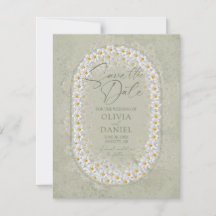 Sage Verde Gardenias Brancas Boho Salve a Data