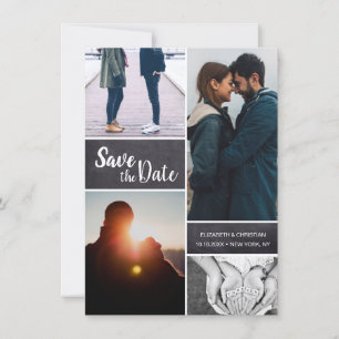 Anúncio Salvar a data Foto Múltipla de Casamento Russo