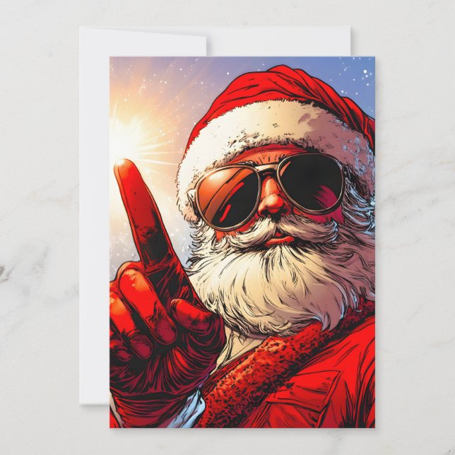 Anúncio Santo Jolly Papais noeis Brilho (Frente)