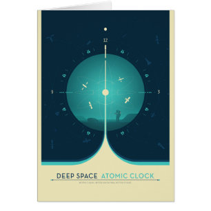 Anúncio Sci-Fi, Relógio Atômica Azul, Espaço Profu