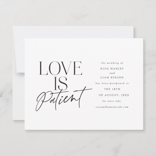 Anúncio Script Amor Casamento Adiado Mudar a Data (Frente)