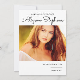 Anúncio Script Clássico Simples - Branco de Uma Foto | Tex