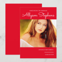 Script Clássico Simples Um Vermelho Fotográfico | 