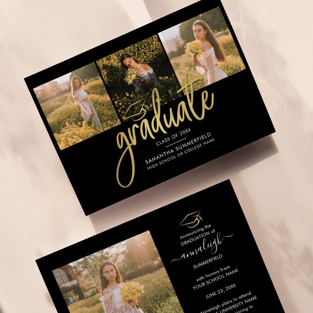 Anúncio Script de Colagem de Fotos para Graduação 2025 Dou (Criador carregado)