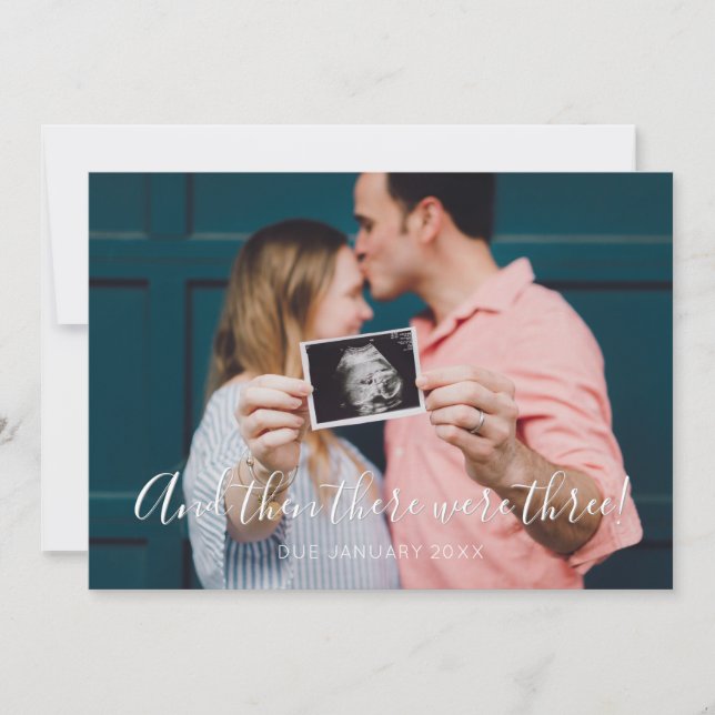 Anúncio Script Moderno E Depois Houve Três Gravidez (Frente)