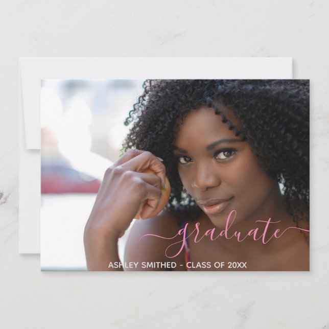 Anúncio Script Simples Moderno 2 Foto Garota Formatura (Frente)