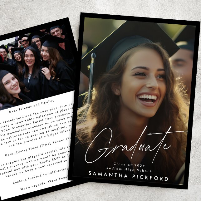 Anúncio Segundo grau de Foto 2 com Quadro Graduação 2024 (Criador carregado)