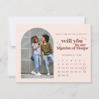 Seja Minha Dama de Honra | Foto & Calendário