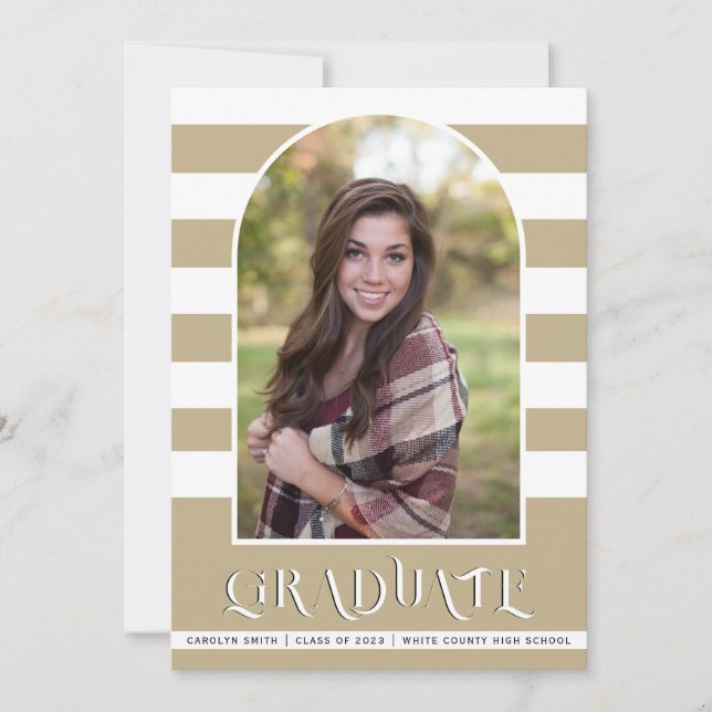 Anúncio Sépia Classe de graduação em fotografia em arco em (Frente)