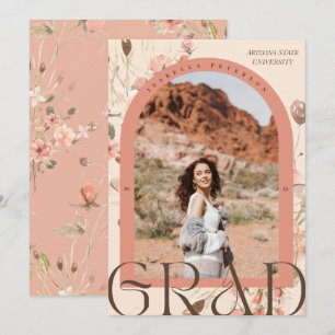 Anúncio Serenidade Floral: Foto de Graduação do Quadro do
