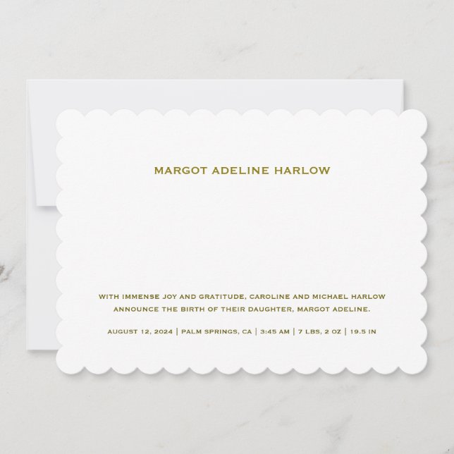 Anúncio Sexo Branco Escalonado Nascimento Neutro (Frente)