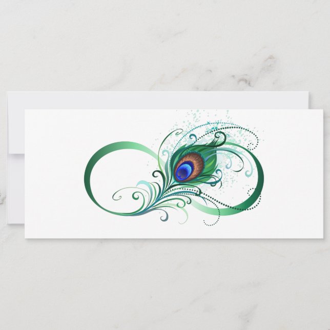 Anúncio Símbolo Infinito com Pavão (Frente)