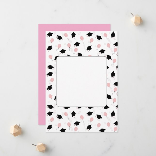 Anúncio simple graduation announcement (Frente/Verso In Situ)