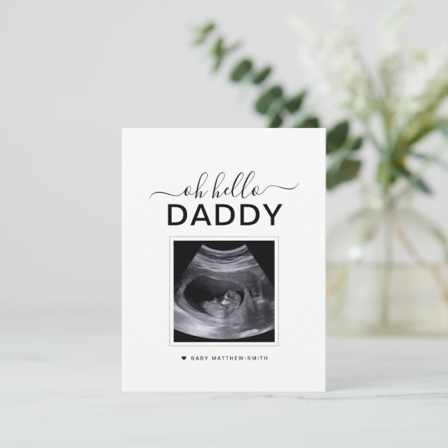 Anúncio simples de gravidez Foto ultrassônica (Em pé/Frente)