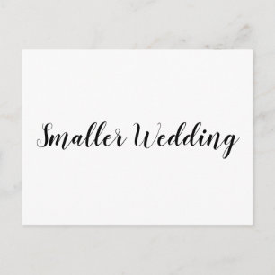 Anúncio Simples e Elegante para Casamento Pequeno