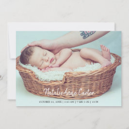 Anúncio Simples Escrita Elegante Recém-Nascido Chic Minima