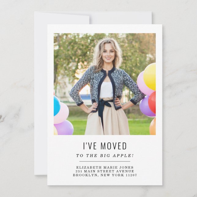 Anúncio Simples Movi a Mudança de Foto de Endereço (Frente)