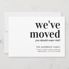 Anúncio Simples Nós Mudamos Visite o Movimento Fotográfico