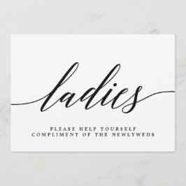 Anúncio Sinal de Banheira de Casamento - Script Moderno