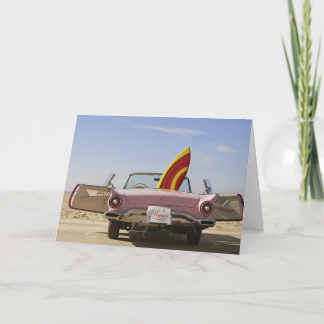 Anúncio Sinal De recem casados E Surfboard (Frente)