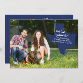 Anúncio Sinalizador de Estado Azul que Mudámos - Mudança d