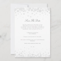Snowflakes De Script Elegante Salve A Placa Date