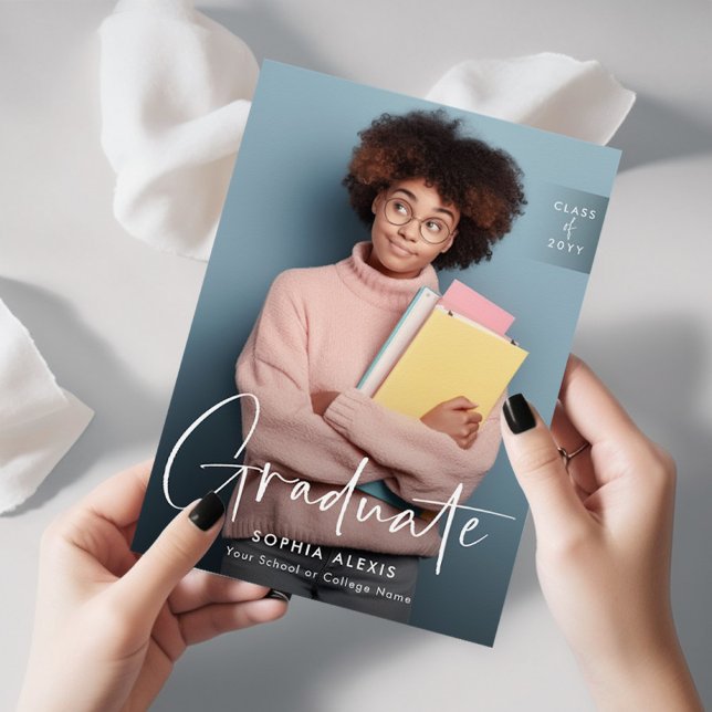 Anúncio Sobreposição de Script Branco Elegante - Dois Grad (Criador carregado)