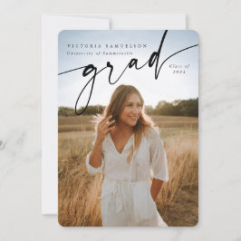 Anúncio Sobreposição de Script Elegante com Dois Graduaçõe