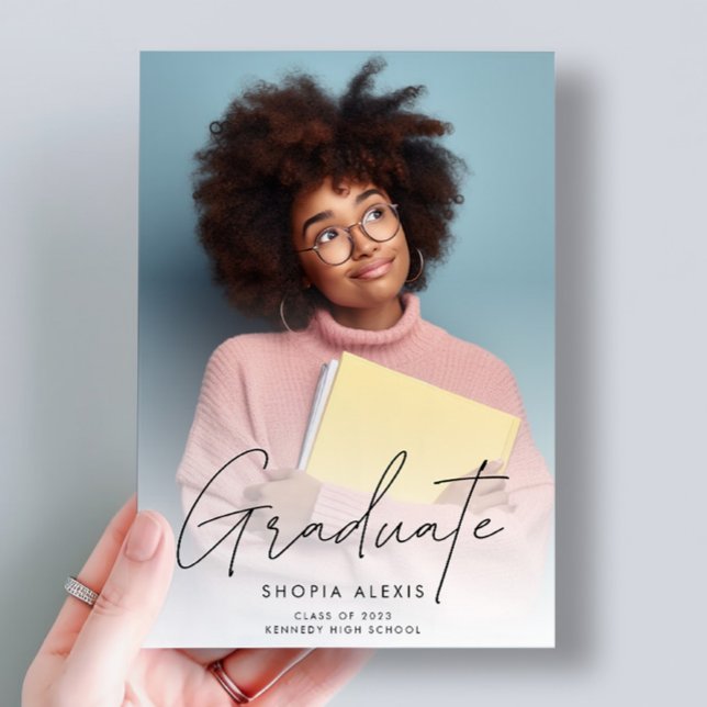 Anúncio Sobreposição de Script Minimalista Dois Graduação  (Criador carregado)