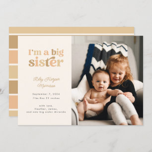 Anúncio Sou um grande Irmã (Neutro) Foto de Nascimento