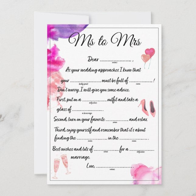 Anúncio Sra. Libs White (Frente)