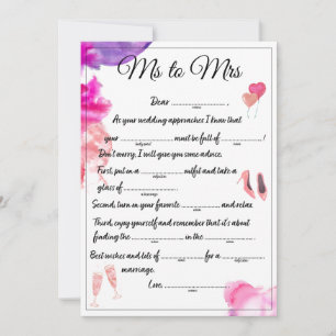 Anúncio Sra. Libs White