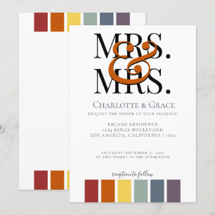 Anúncio Sra. Rainbow Gay Elegant Wedding