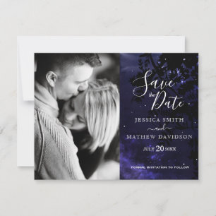 Anúncio Starry Night Celestial Sky Foto Salve a Data