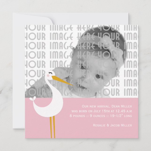 Anúncio Stork Birth (Frente)