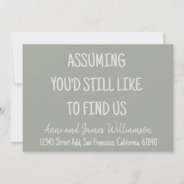 Anúncio Supondo que você ainda gostaria de nos achar engra