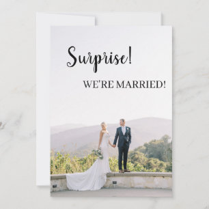 Anúncio Surpresa que somos casados!