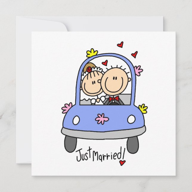 Anúncio T-shirts e presentes recens casados (Frente)