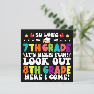 Anúncio Tão Longa 7 de Graduação do 8º ano