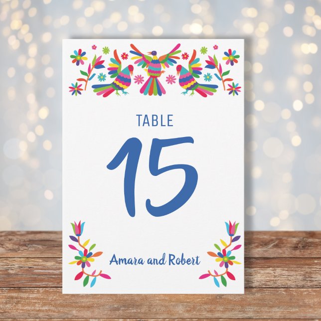 Anúncio Tarjeta de Mesa para boda, otomi tarjeta de mesa (Criador carregado)