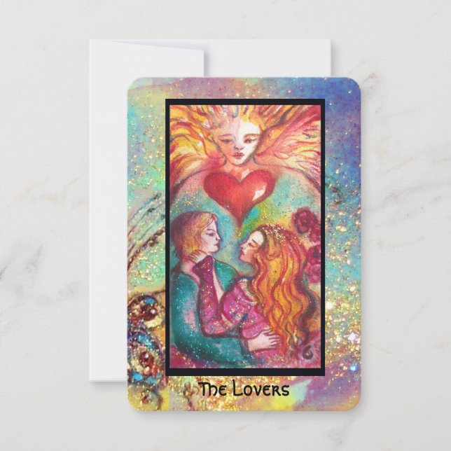 ANÚNCIO TAROTS DAS SOMBRAS PERDIDAS / OS AMANTES (Frente)