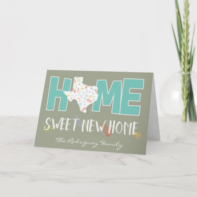 Anúncio Teal Home, Sweet New Home - Texas (Frente)